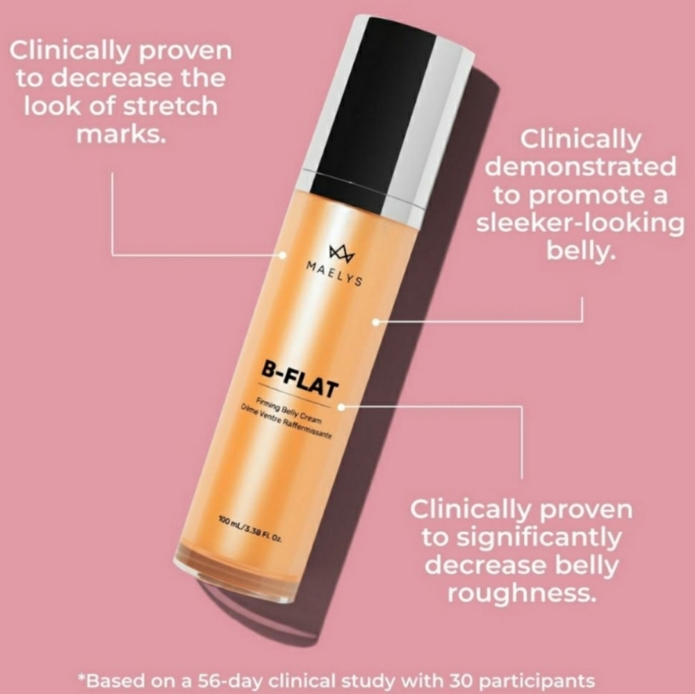DELUXE SAMPLE MAELYS B-FLAT BELLY FIRMING CREAM.